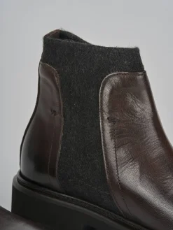 Stivaletti tacco 3cm pelle testa