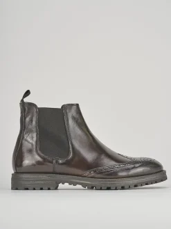 Stivaletti tacco 1cm pelle testa