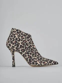 Stivaletti tacco 9cm pelle multicolor