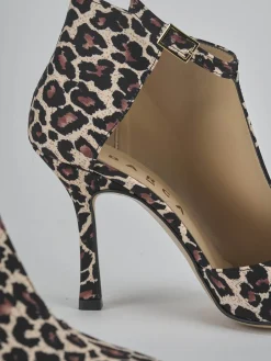 Stivaletti tacco 9cm pelle multicolor