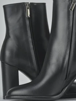 Stivaletti tacco 9cm pelle nero