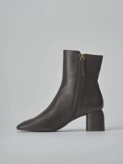 Stivaletti tacco 6cm pelle testa