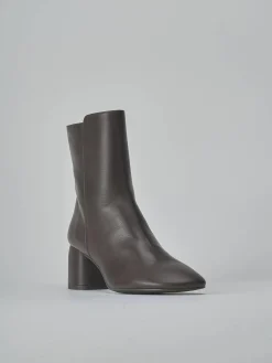 Stivaletti tacco 6cm pelle testa