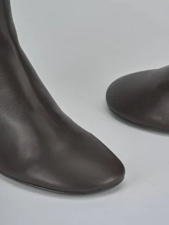 Stivaletti tacco 6cm pelle testa