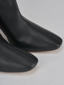 Stivaletti tacco 9cm pelle nero