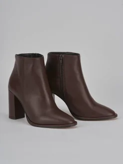 Stivaletti tacco 8cm pelle testa