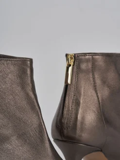 Stivaletti tacco 7cm pelle testa