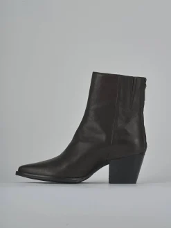 Stivaletti tacco 6cm pelle testa