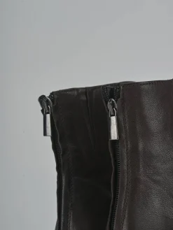 Stivaletti tacco 6cm pelle testa