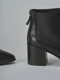 Stivaletti tacco 6cm pelle testa