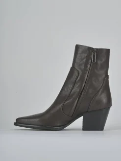 Stivaletti tacco 7cm pelle testa