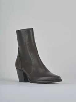 Stivaletti tacco 7cm pelle testa