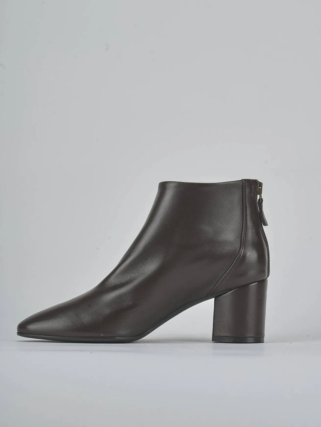 Stivaletti tacco 5cm pelle testa