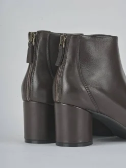 Stivaletti tacco 5cm pelle testa