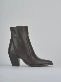 Stivaletti tacco 6cm pelle testa