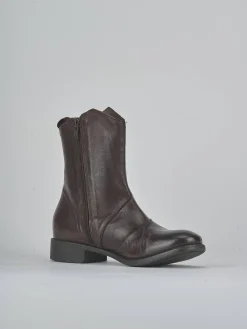 Stivaletti tacco 2cm pelle testa