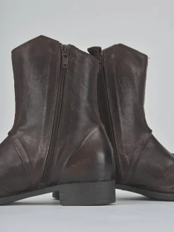 Stivaletti tacco 2cm pelle testa