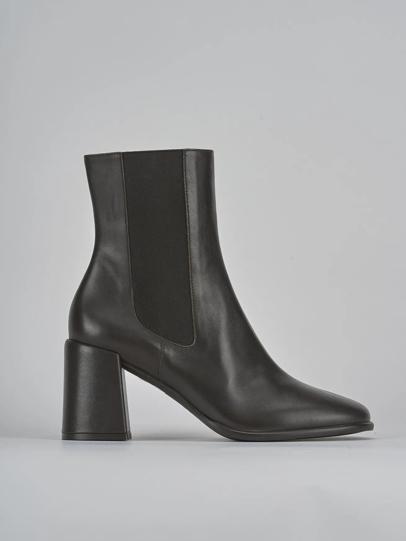 Stivaletti tacco 7cm pelle testa