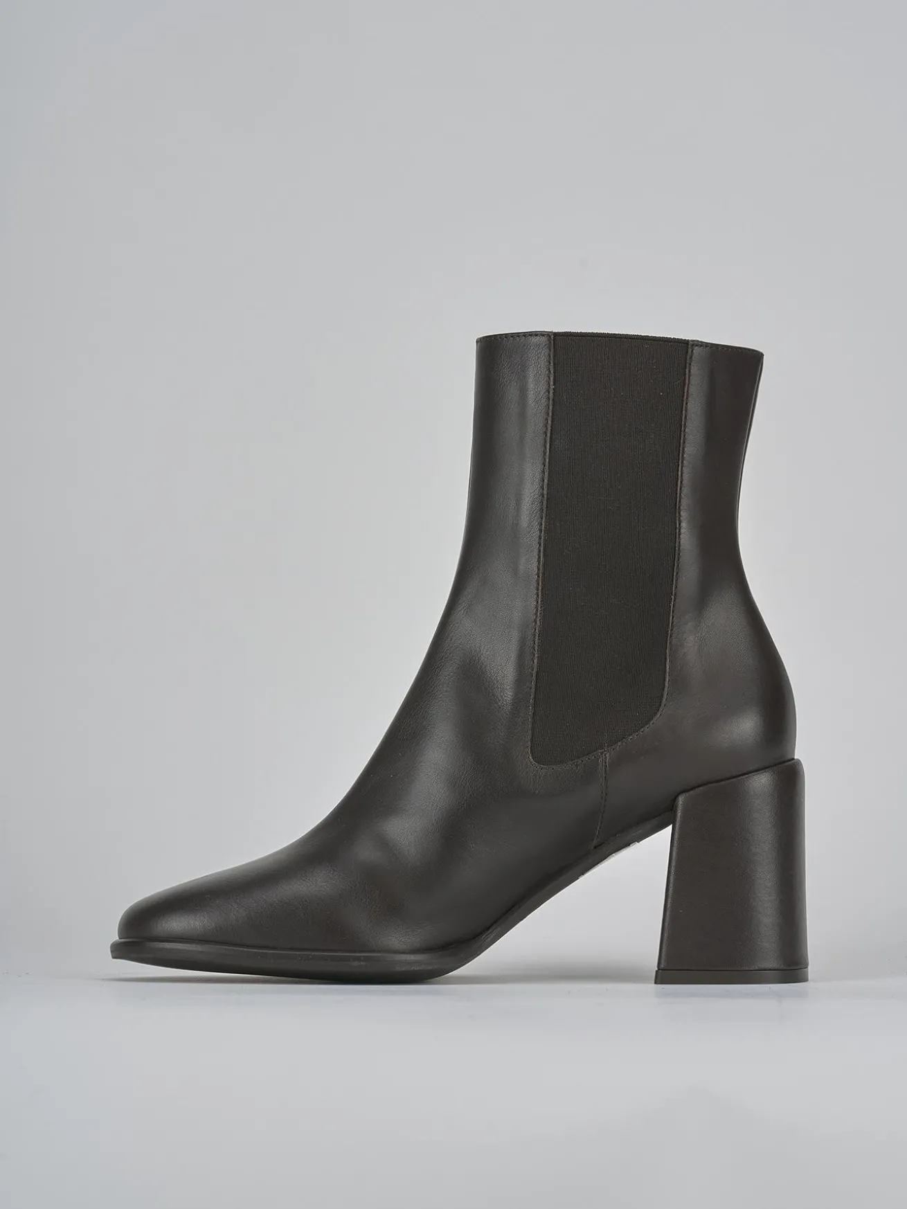 Stivaletti tacco 7cm pelle testa