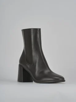 Stivaletti tacco 7cm pelle testa