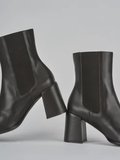 Stivaletti tacco 7cm pelle testa