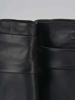 Stivaletti tacco 9cm pelle nero