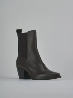 Stivaletti tacco 7cm pelle testa