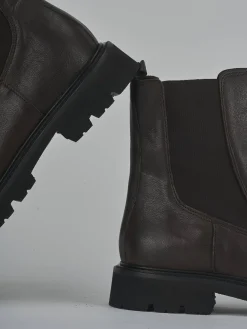 Stivaletti tacco 3cm pelle testa