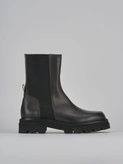 Stivaletti tacco 2cm pelle testa