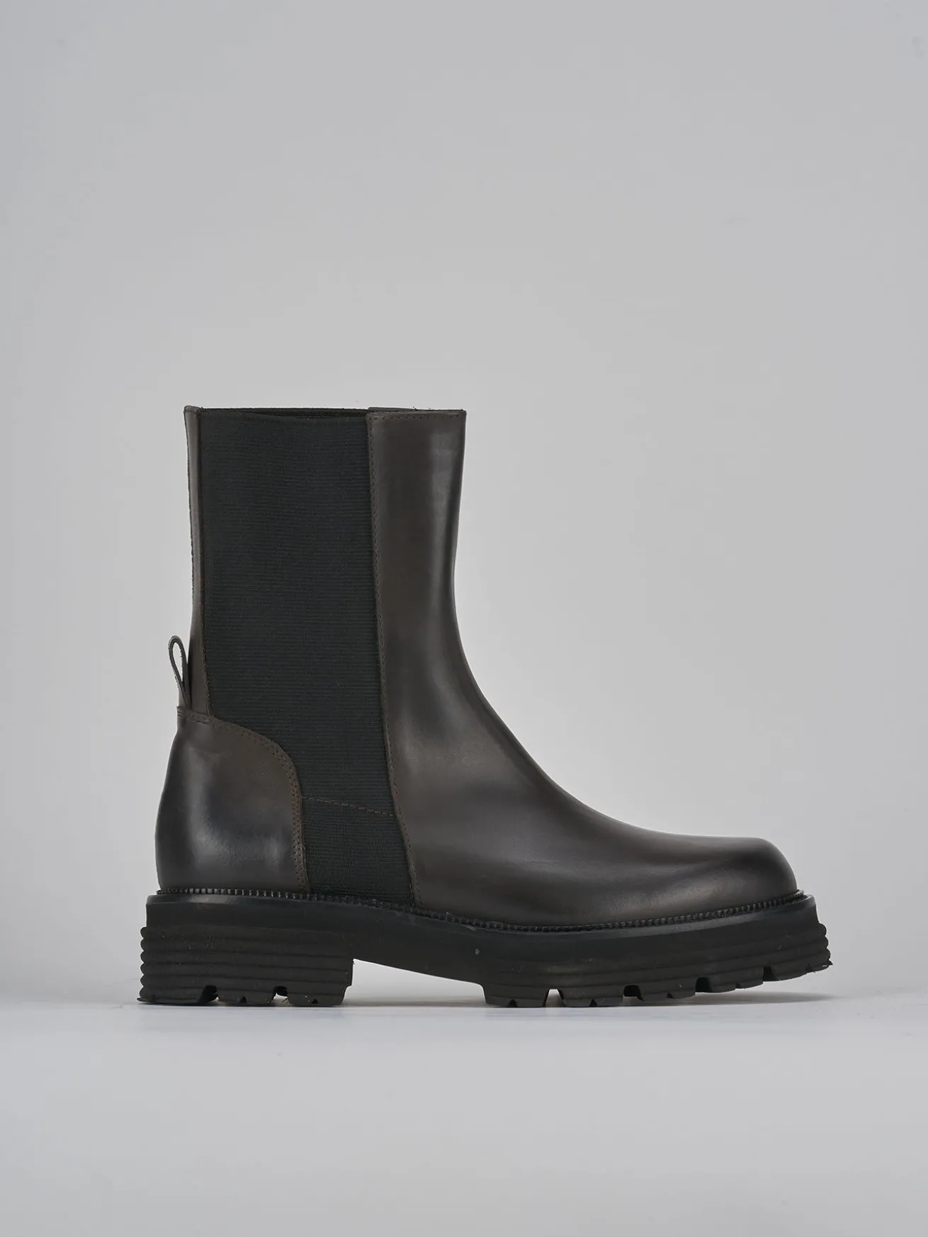 Stivaletti tacco 2cm pelle testa