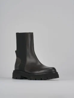 Stivaletti tacco 2cm pelle testa