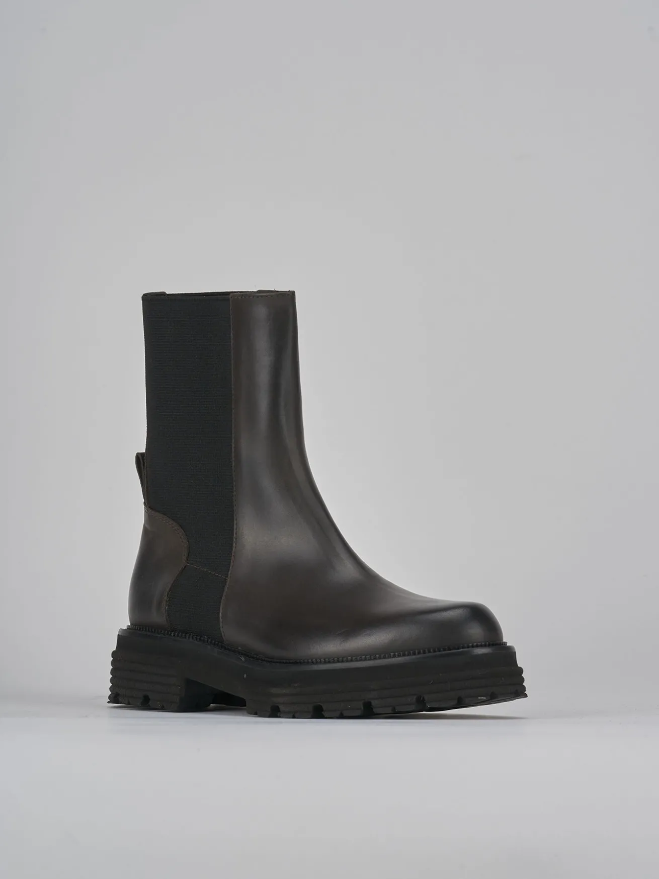 Stivaletti tacco 2cm pelle testa