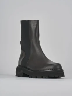 Stivaletti tacco 2cm pelle testa