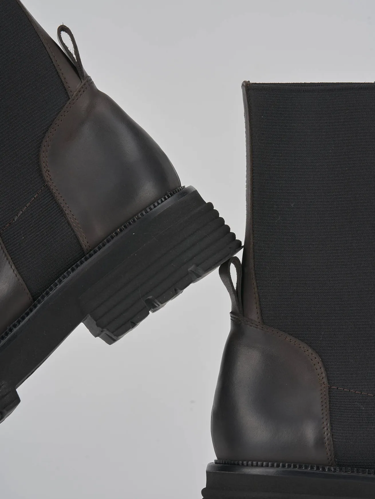 Stivaletti tacco 2cm pelle testa