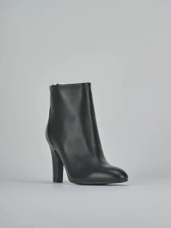 Stivaletti tacco 9cm pelle nero