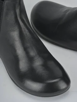 Stivaletti tacco 1cm pelle nero