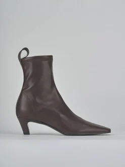 Stivaletti tacco 5cm pelle testa