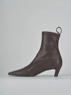 Stivaletti tacco 5cm pelle testa