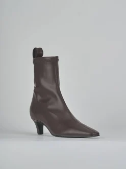 Stivaletti tacco 5cm pelle testa