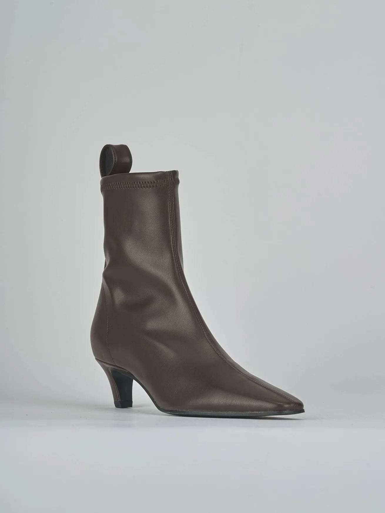 Stivaletti tacco 5cm pelle testa