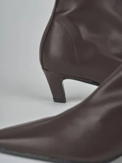 Stivaletti tacco 5cm pelle testa