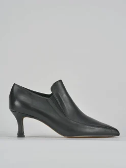 Stivaletti tacco 5cm pelle nero
