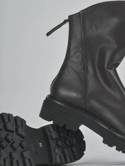 Stivaletti tacco 3cm pelle testa