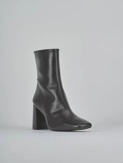 Stivaletti tacco 7cm pelle testa