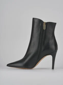 Stivaletti tacco 9cm pelle nero