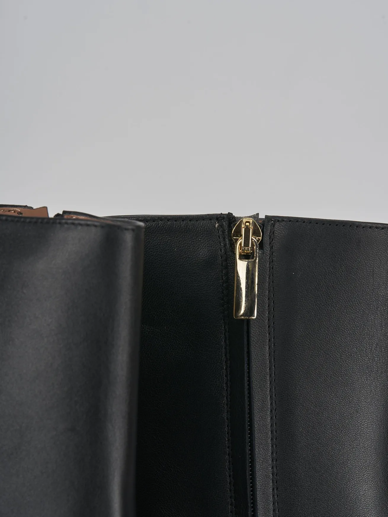 Stivaletti tacco 9cm pelle nero