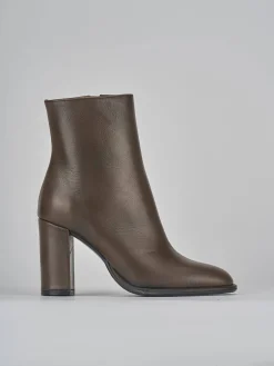 Stivaletti tacco 9cm pelle testa