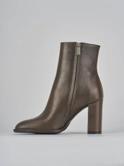 Stivaletti tacco 9cm pelle testa