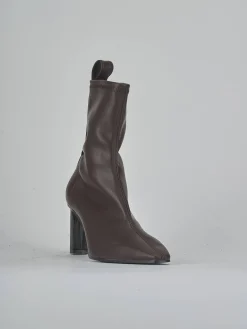 Stivaletti tacco 8cm pelle testa