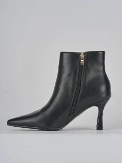 Stivaletti tacco 9cm pelle nero